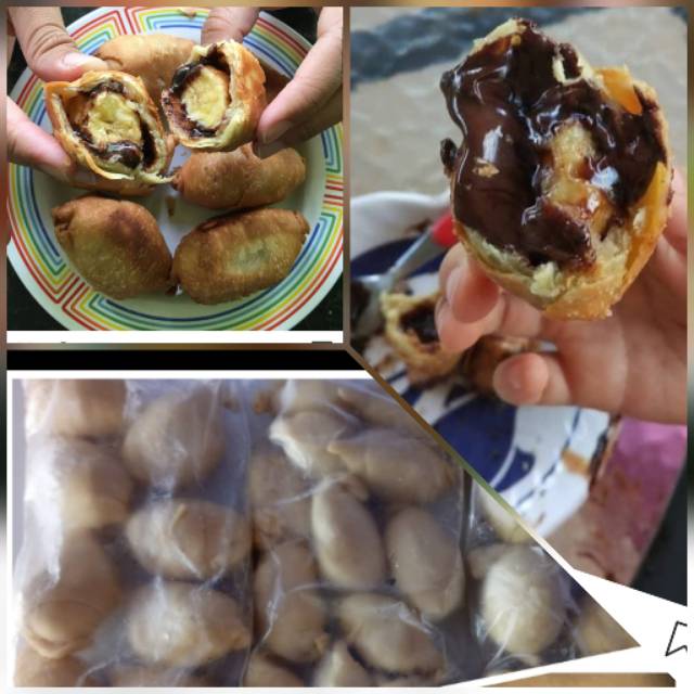 

Pisang molen coklat premium lumer isi 10pcs