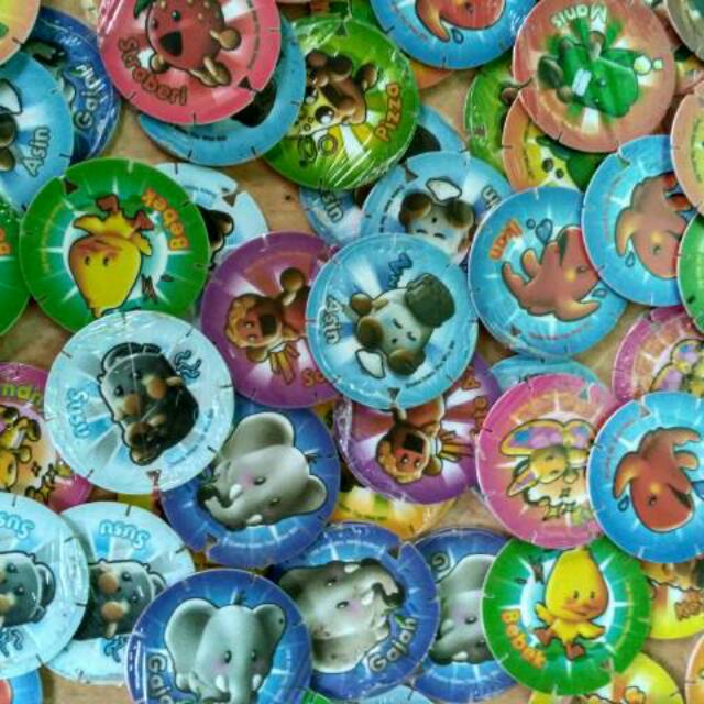 mainan Anak Edukasi Koin tazos dunia main tini wini biti