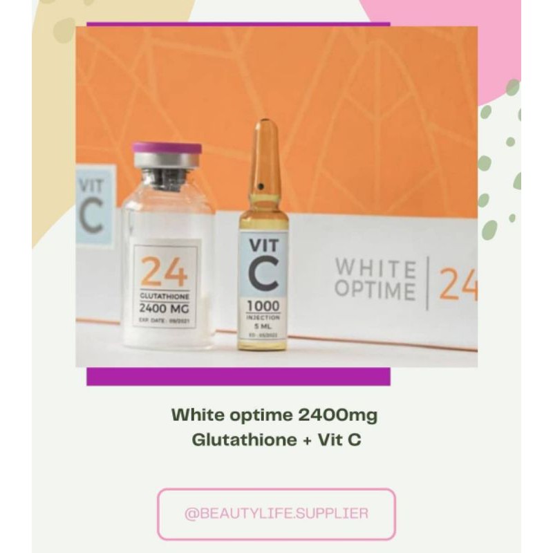 white optime 2400mg + Vit C