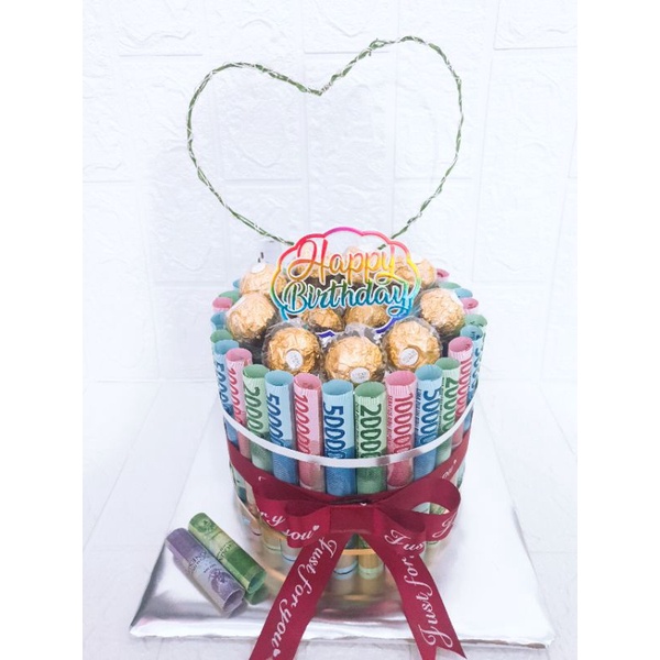 Money Cake / kue uang tarik