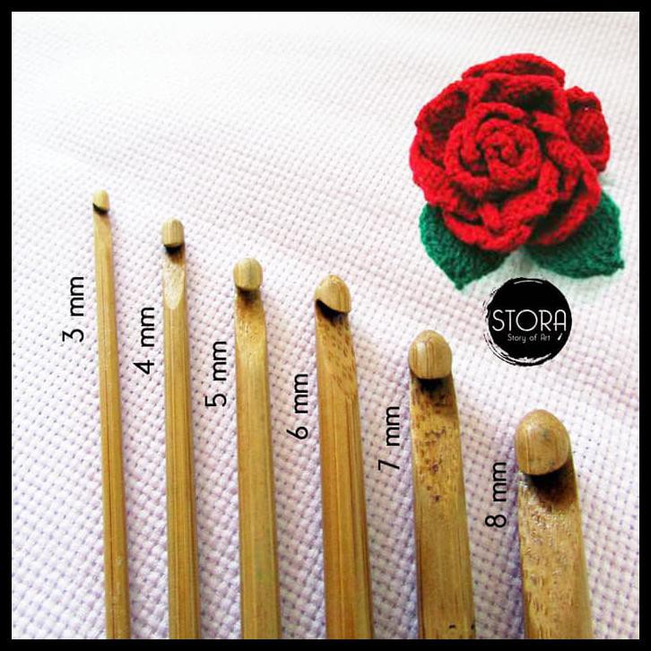 

PONY BAMBOO CROCHET HOOKS / HAKPEN BAMBU / HAKKEN BAMBU