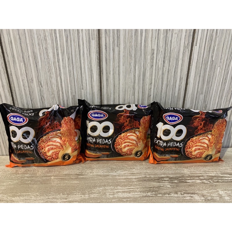 

Gaga 100 mie Extra pedas goreng jalapeno 105 gr