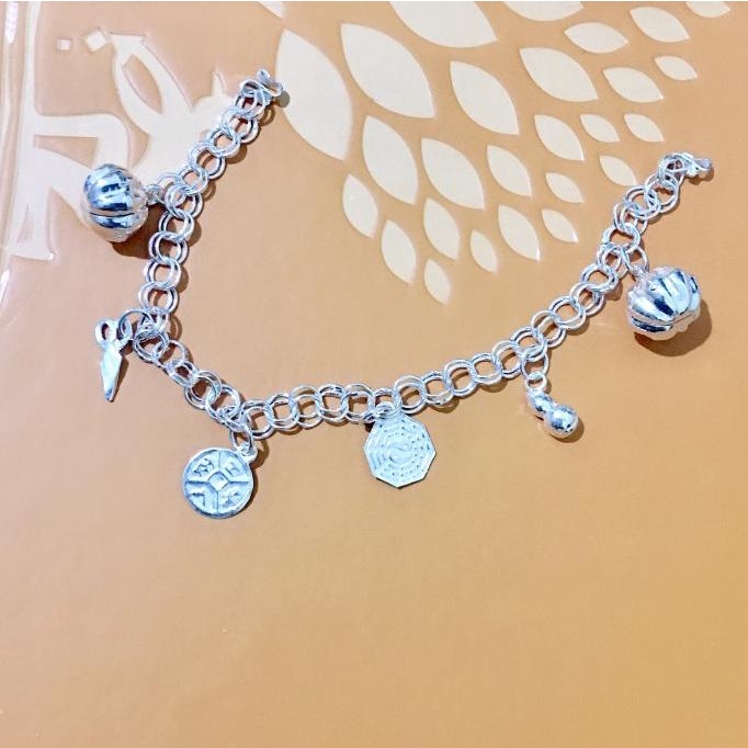 TERBARU GELANG KAKI BAYI PERAK PAKWA LONCENG LABU ORIGINAL