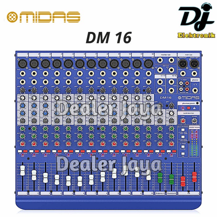 Mixer Analog Midas DM 16 / DM16 - 16 channel