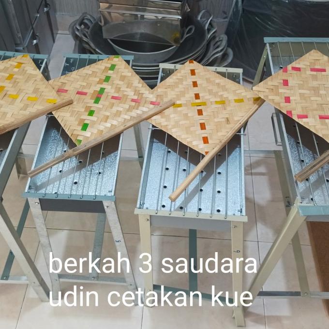 bakaran / panggangan sate arang / bakaran sate free kipas bambu