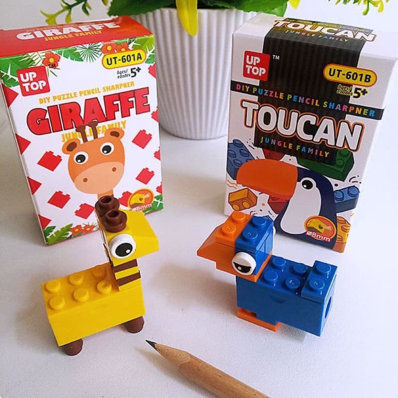 

Rautan Pensil Lego DIY Puzzle Kreatifitas / Pencil Sharpener - Animal
