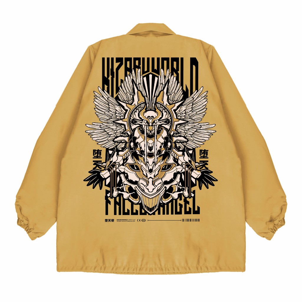 KIZARU Jaket Coach FALLEN ANGEL