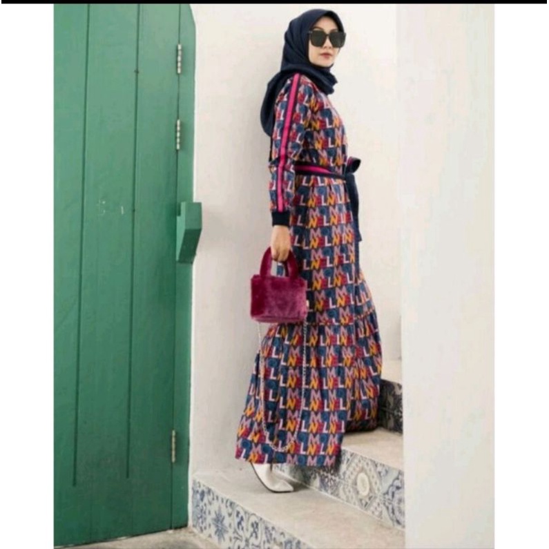 MONEL RETRO SUMMER DRESS PURPLE