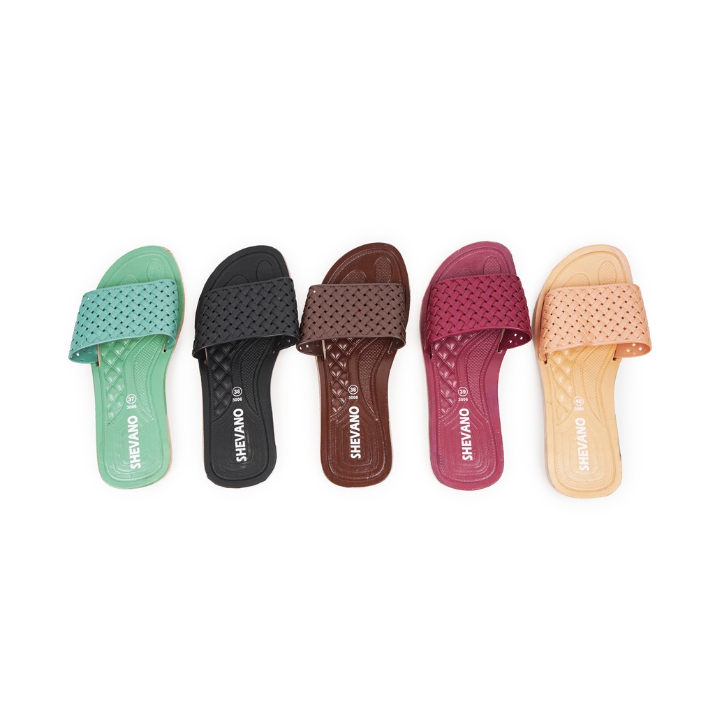 sandal slop wanita shevano 3006-sandal flat wanita//sandal casual