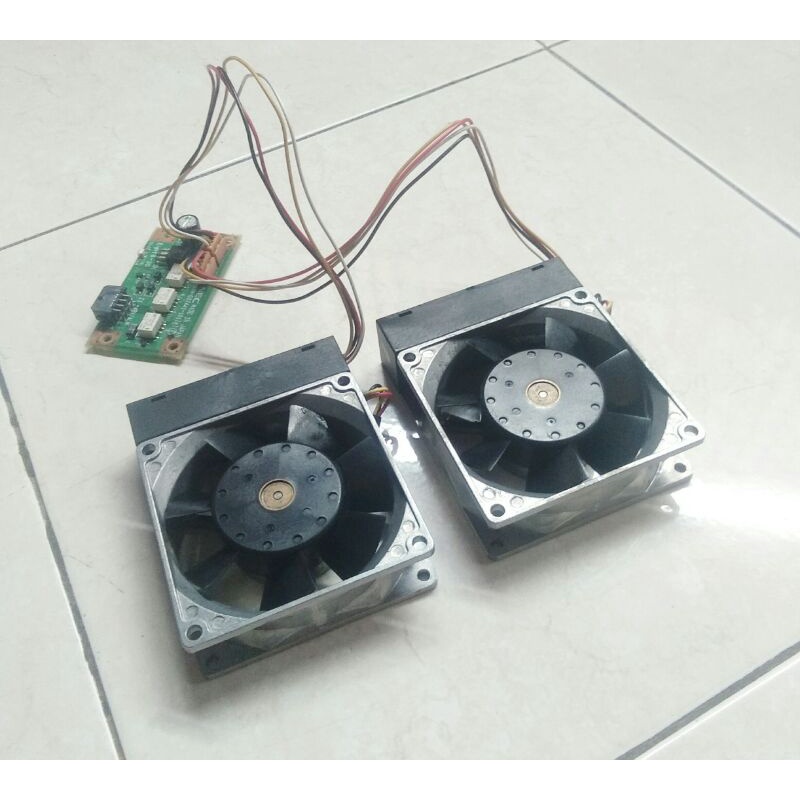 KIPAS FAN 2PCS DC48 0,09A MODEL KOTAK 8CM MEREK SAN ACE 80L MADE IN JAPAN