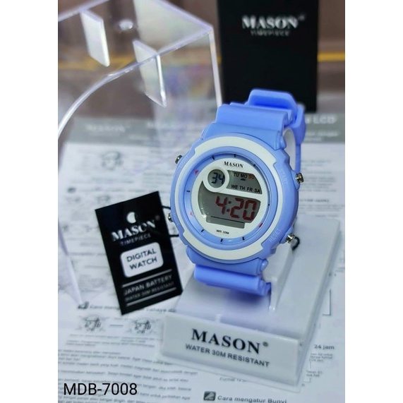 Jam Tangan Anak Pria Wanita Remaja Mason Original 7008 Tahan Air