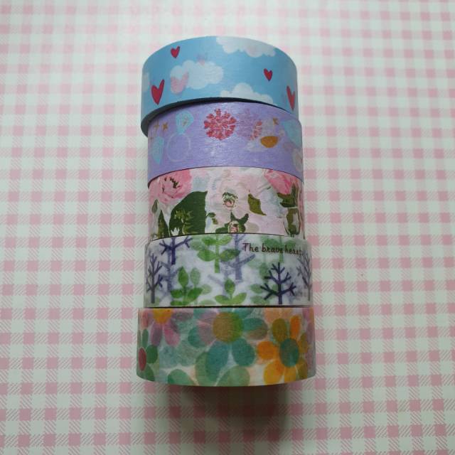 

washi tape sample for scrapbook and journal ( per meter )