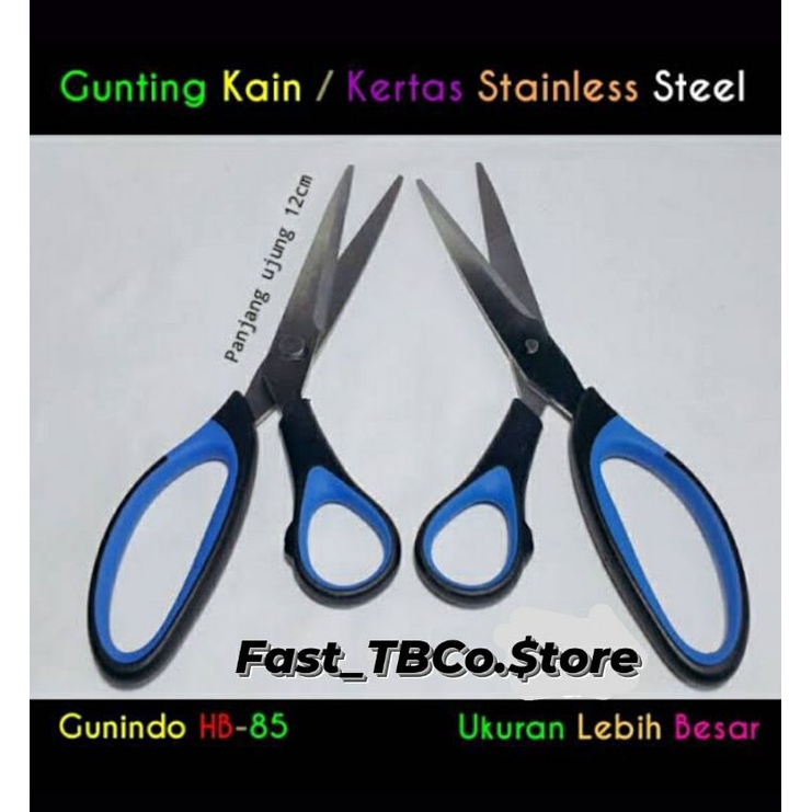 

Besar!!! Gunting Gunindo HB-85 Top Quality / Gunting Jahit Besar / Gunting Serbaguna