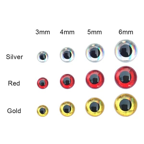 stiker mata ikan 3D umpan lure spoon metal jig