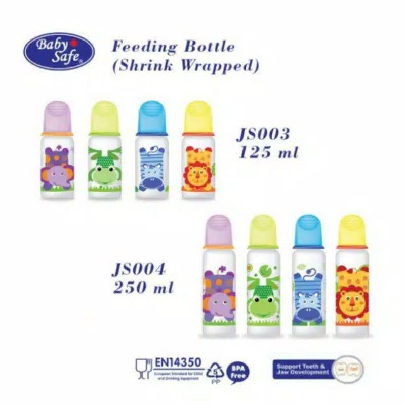 BOTOL SUSU BABY SAFE 125ML 250ML JS001 JS002 JS003 JS004