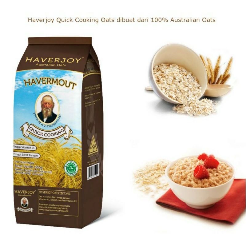 

Haverjoy Havermout Instant dan Quick Instant 500gr