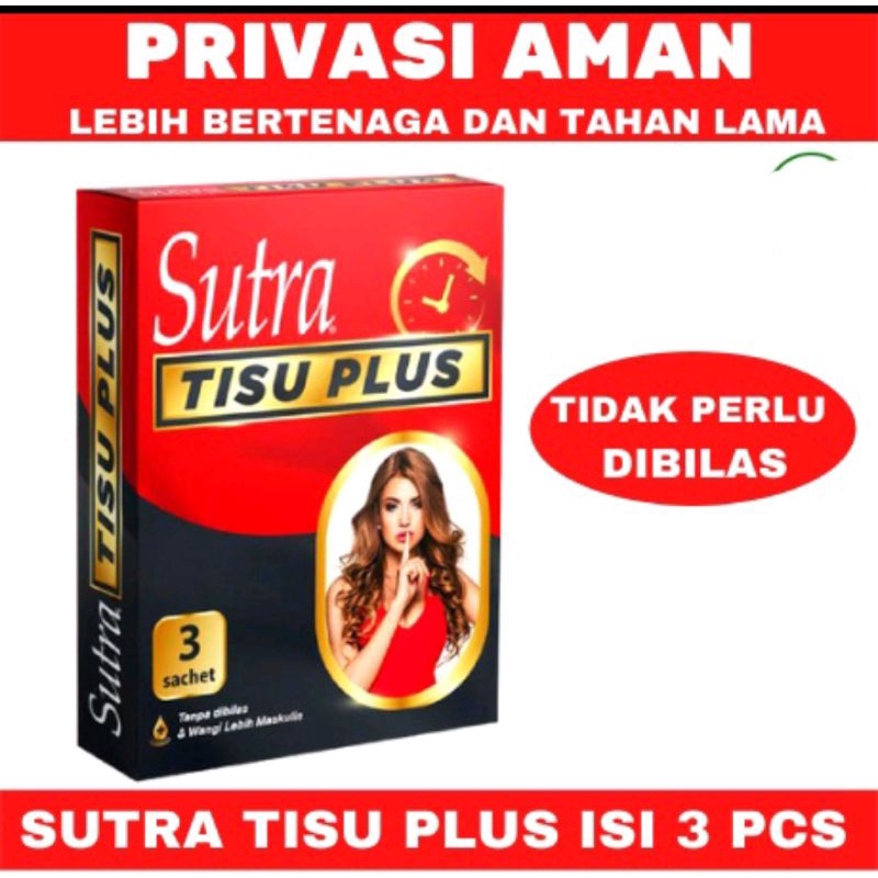 Sutra Tisu Plus Isi 3 Sachet - Super Magich Isi 6 sachet