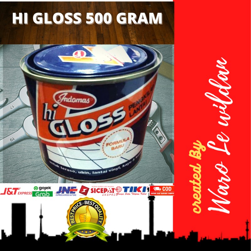 HI GLOSS PENGKILAP LANTAI KERAMIK MARMER KAYU VINYL TERASO UBIN HIGLOSS MAA 999 500 GR POLES LANTAI