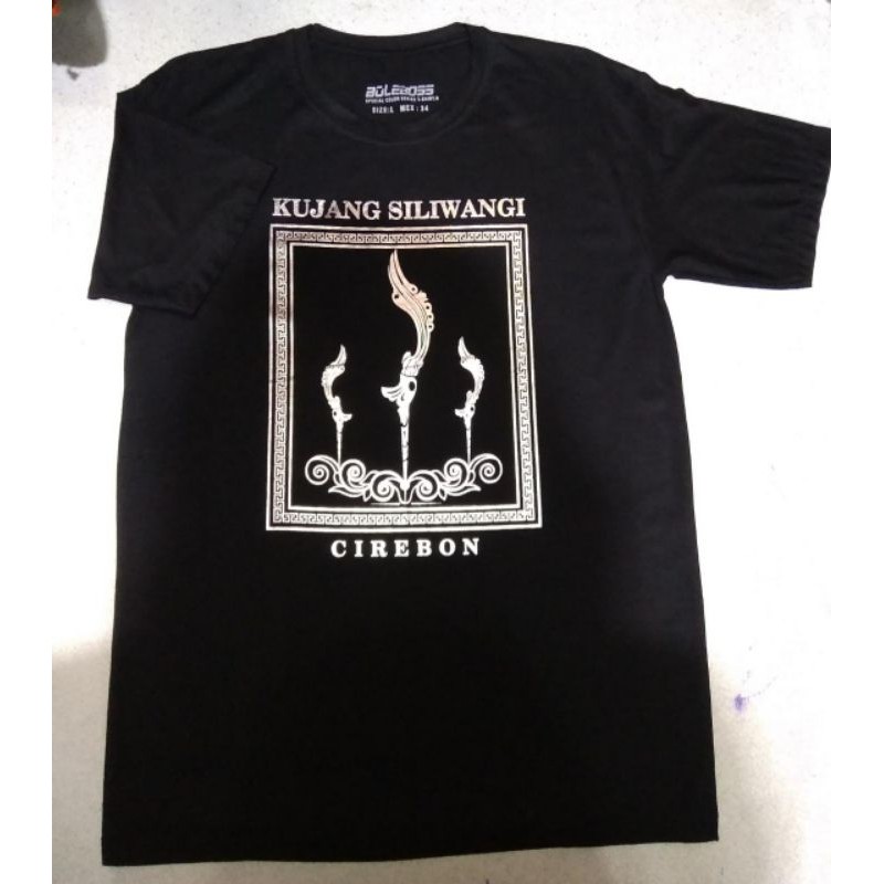 kaos motif kujang siliwangi