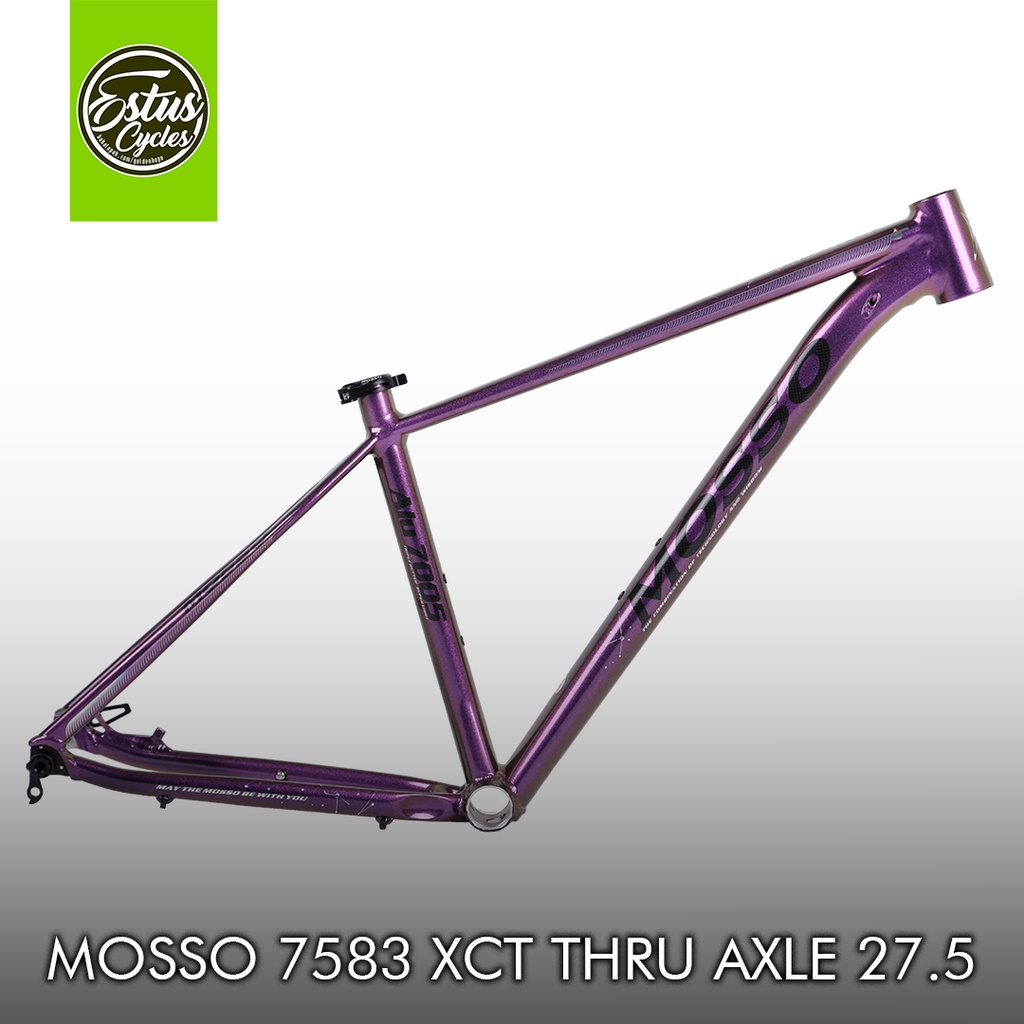 Frame Sepeda Mosso 7583XCT MTB 27.5 Disc Brake Thru Axle TA Alloy 7583 XCT Estus Cycles