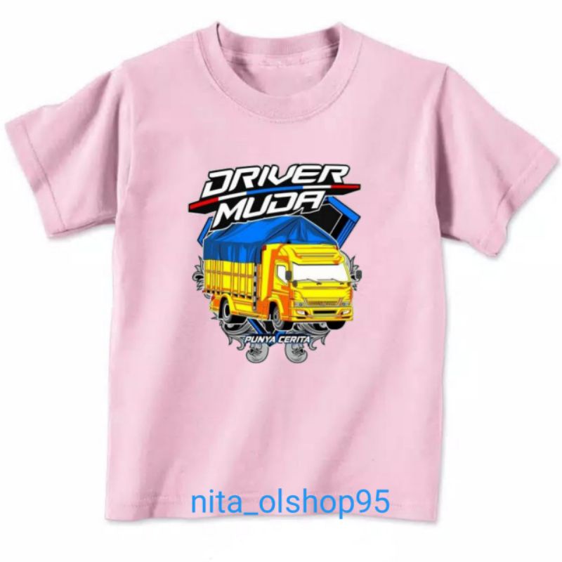 baju anak truk mobil oleng kaos anak terlaris