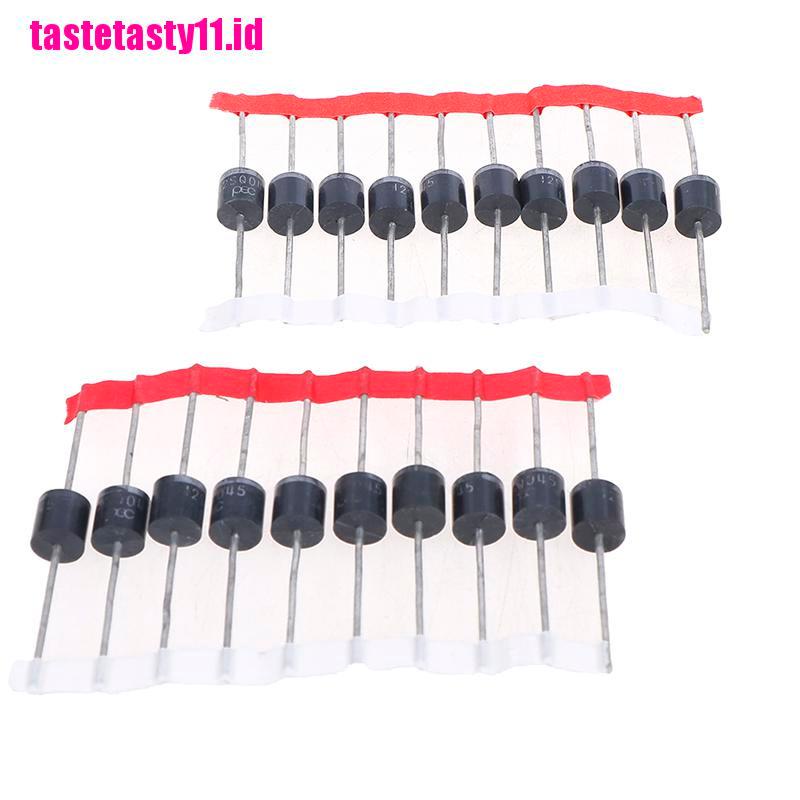 【TTID】10Pcs New 20SQ045 12A 45V Schottky Rectifiers Diode R-6/P-600