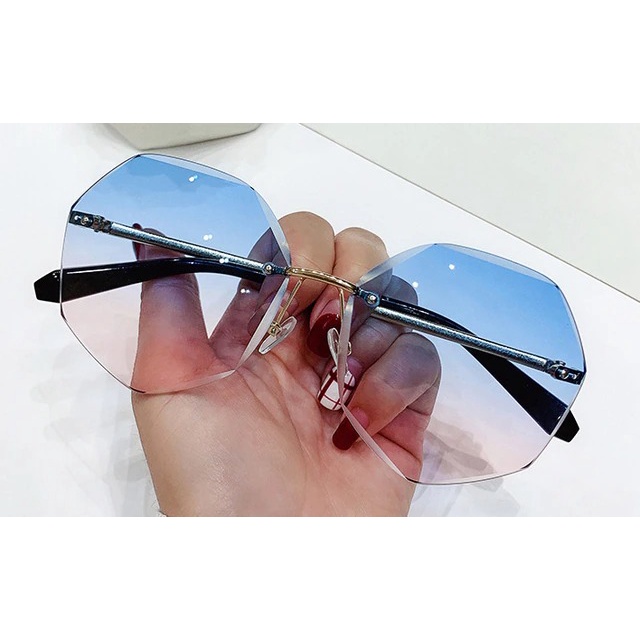 DODORY K711 Kacamata Fashion Bentuk Hexagonal Sunglasses Frame  Style