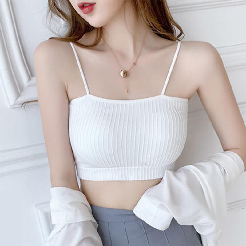 ✅𝐅𝐎𝐈𝐒𝐒® Bra Kemben Seamless Pakain Dalam Wanita Crop Top  Bralette 1112