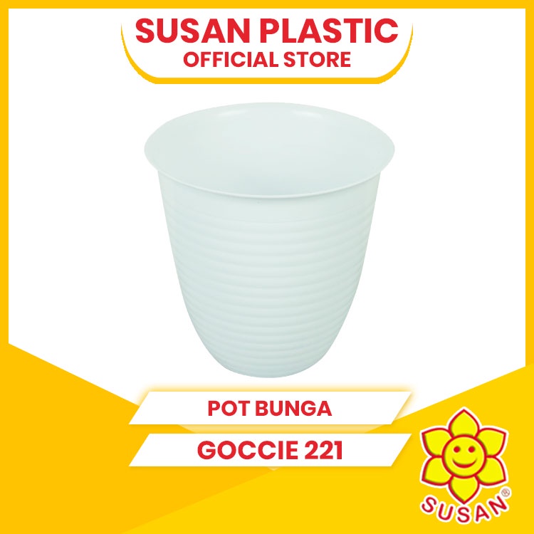 SUSAN  - Pot Bunga Goccie 221 - Pot Bunga Tinggi 20cm - Pot Tanaman - Pot Bunga