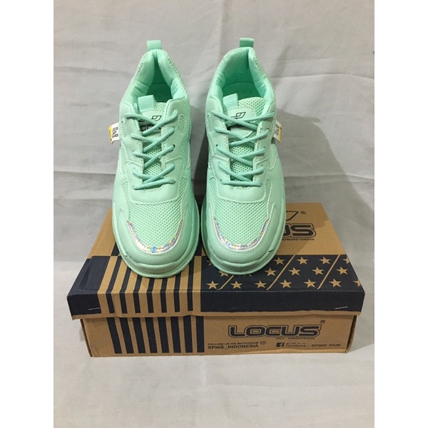 Sepatu sneakers fashion wanita LOCUS TLG 7562 TURQUOISE
