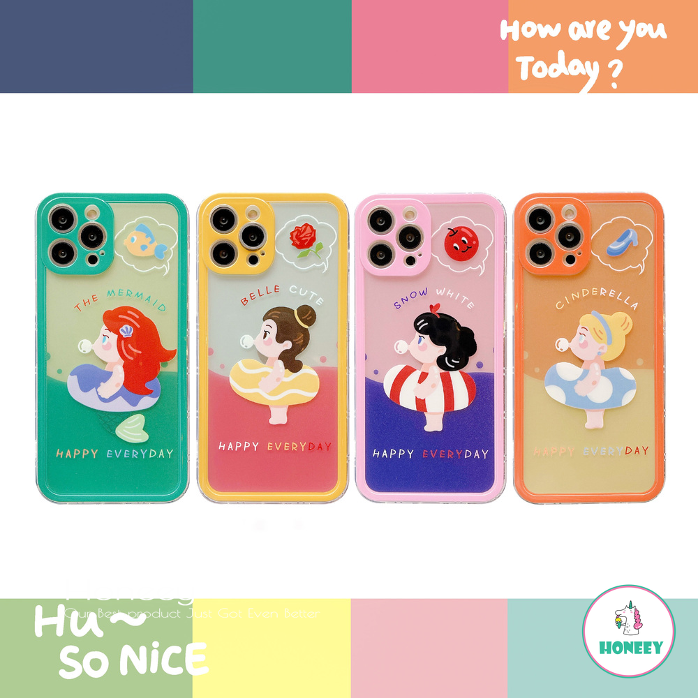 Cartoon Summer princess Phone Case for iPhone 12 11 Pro