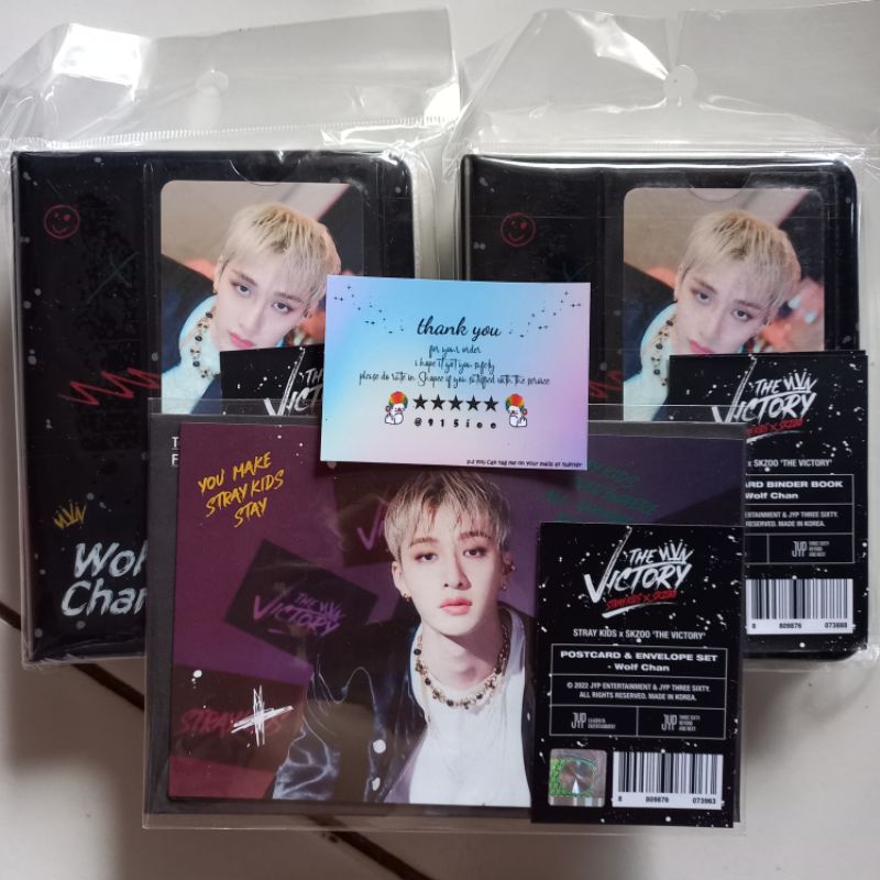 [READY] STRAY KIDS SKZOO POP UP STORE BINDER POSTCARD BANGCHAN