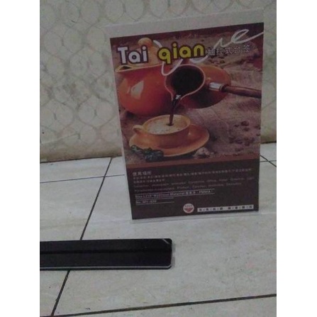 

BAPP Tent Card Holder Acrylic/Akrilik a5 107CEXD