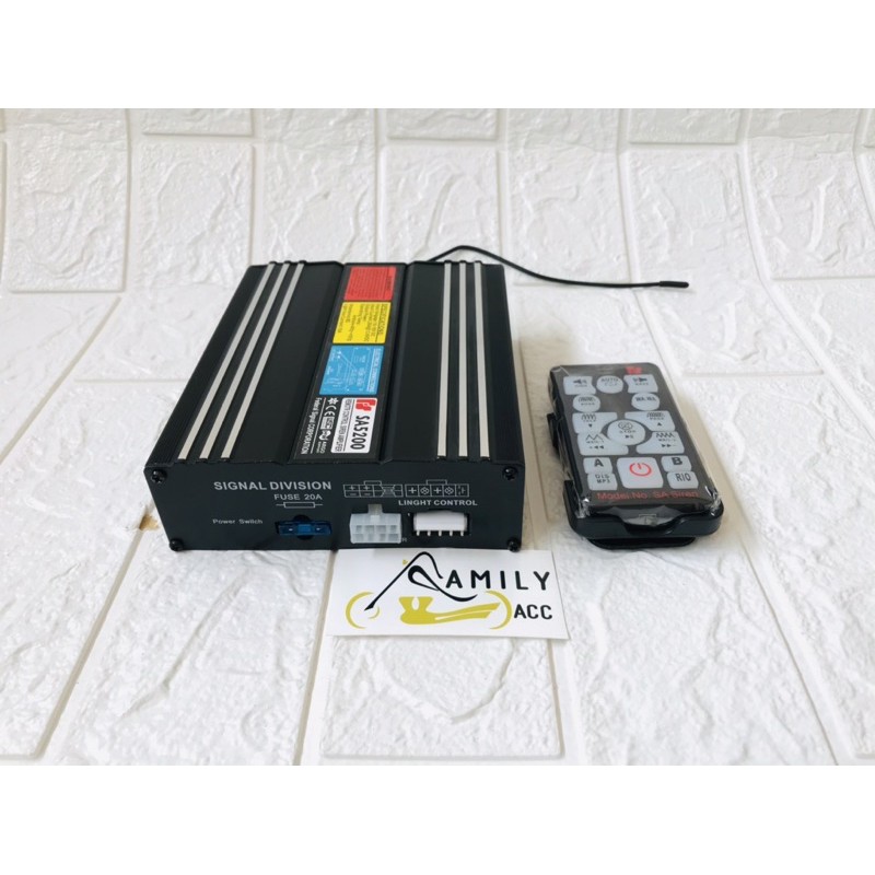 Sirine Speaker USA 200 Watt Plus Modul Sirine Wireless SA5200 200 Watt Fungsi Ke Motor dan Mobil