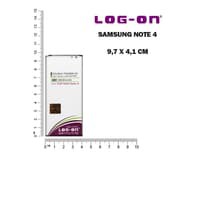 BATERAI SAMSUNG GALAXY NOTE 4 - N910 - LOG ON DOUBLE POWER BATRE