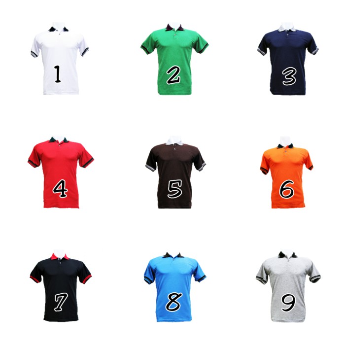 Polo Shirt Putih Kaos Kerah Polos Baju Pria Cowok Lacos Lacoste Kaus - Putih, M