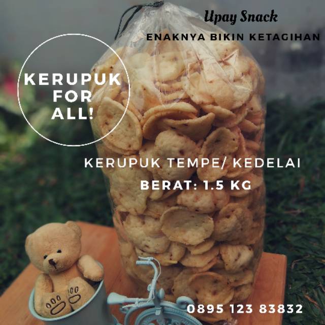 

Agen cemilan Camilan Snack Kerupuk Krupuk Tempe Gurih Renyah Grosir 1 BALL isi Banyak