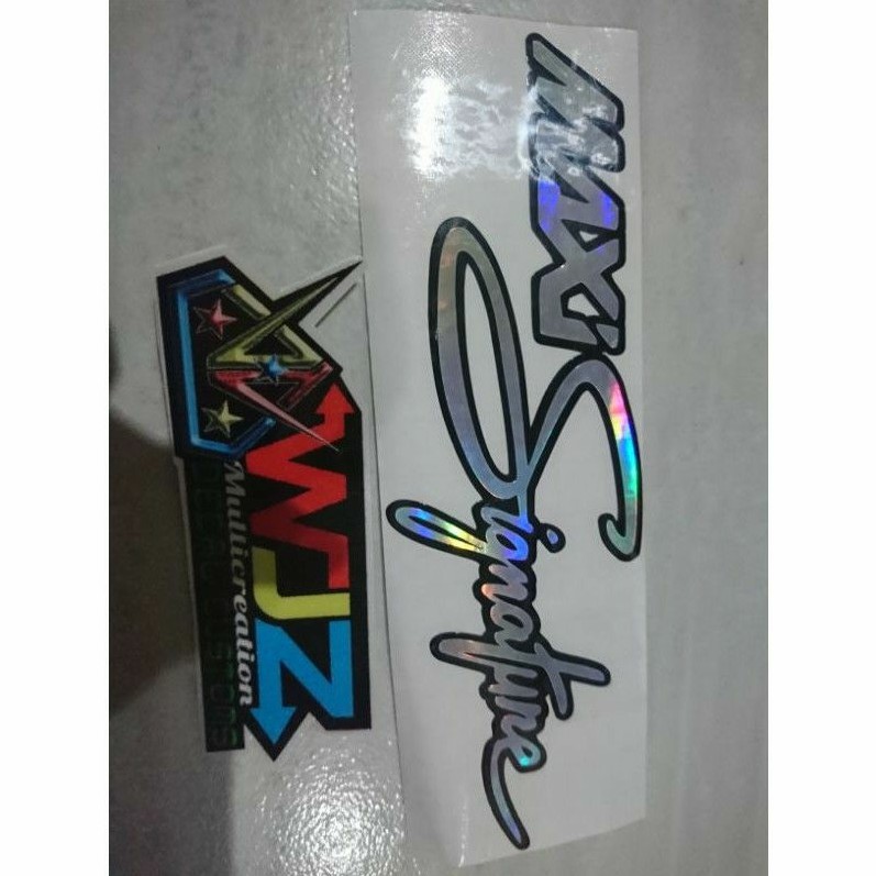 Stiker Maxi Signature nmax 2020