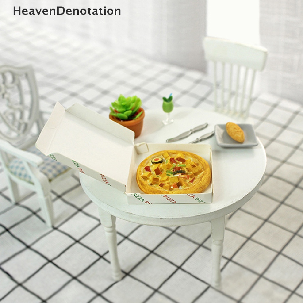 [HeavenDenotation] 1:12 dollhouse miniature accessories Pizza + box