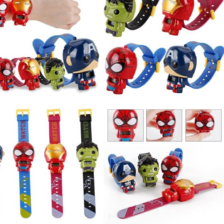 GR FYGALERYJAKARTA - J157 Jam Tangan Karakter Cartoon Jam Tangan Fashion Kids Digital Import Murah G