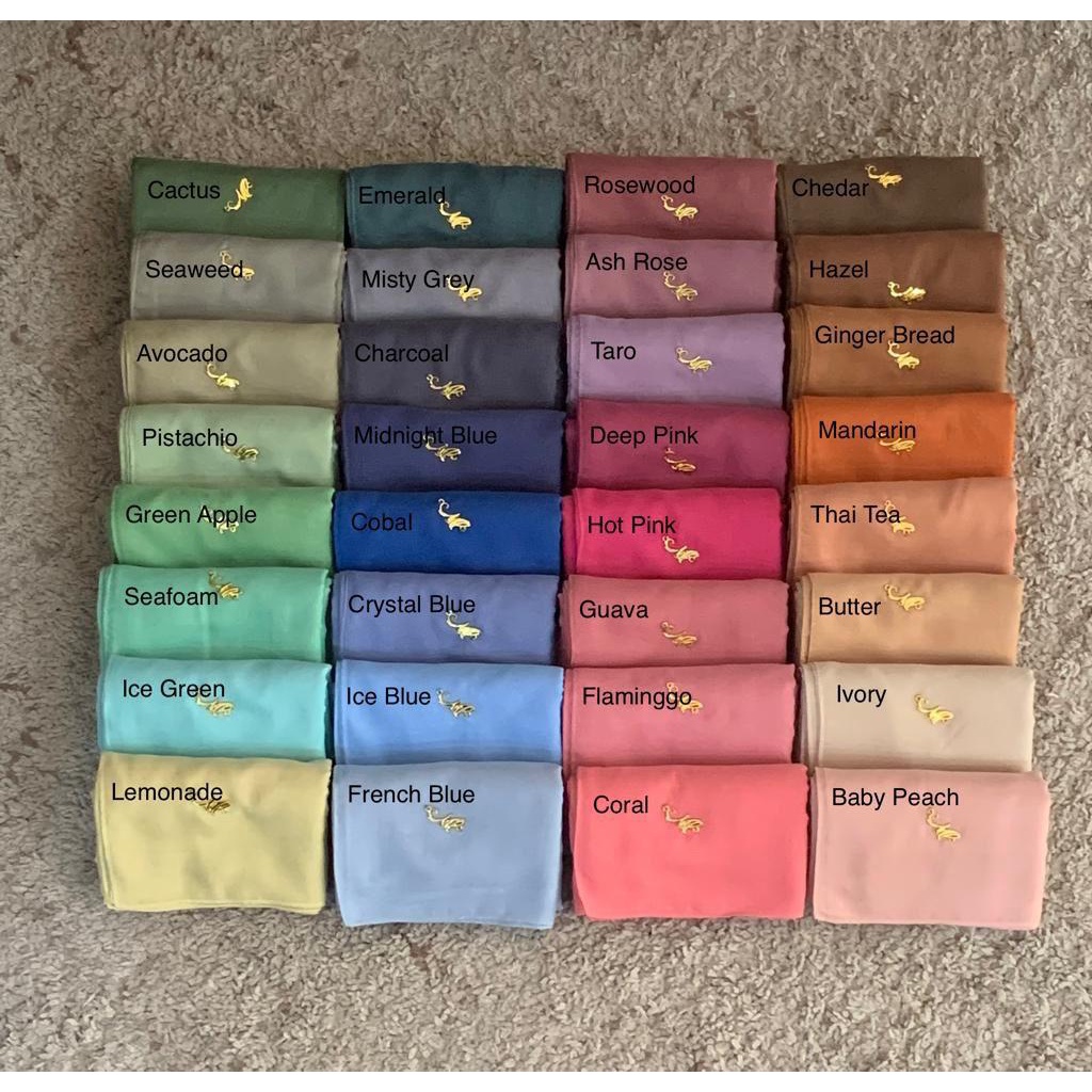 Part 1 Mylady Hijab Plain Polos Voal Ultrafine Original by Myladyhijab black