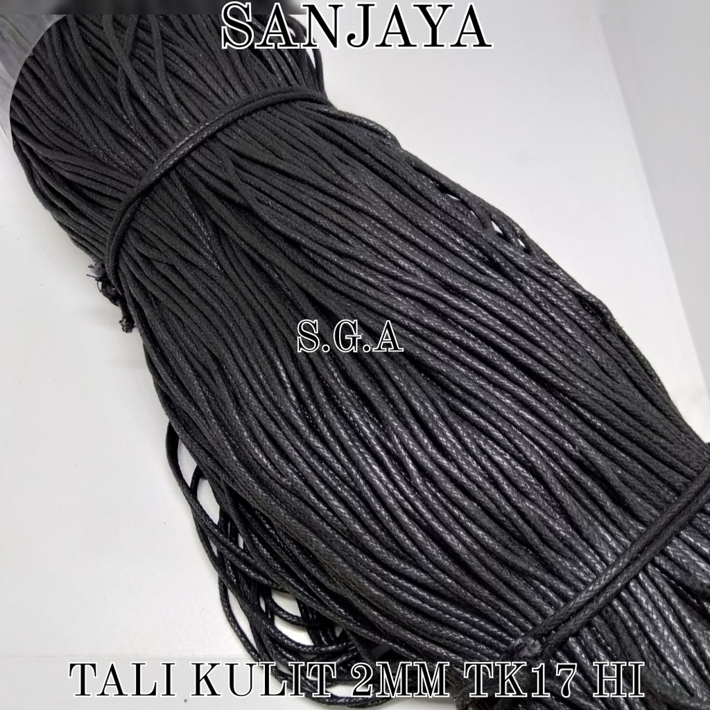 ROUNDED GENUINE LEATHER 2MM / TALI KULIT ASLI BENTUK BULAT / STRING TALI / TALI KULIT BULAT 2MM TK17 HI