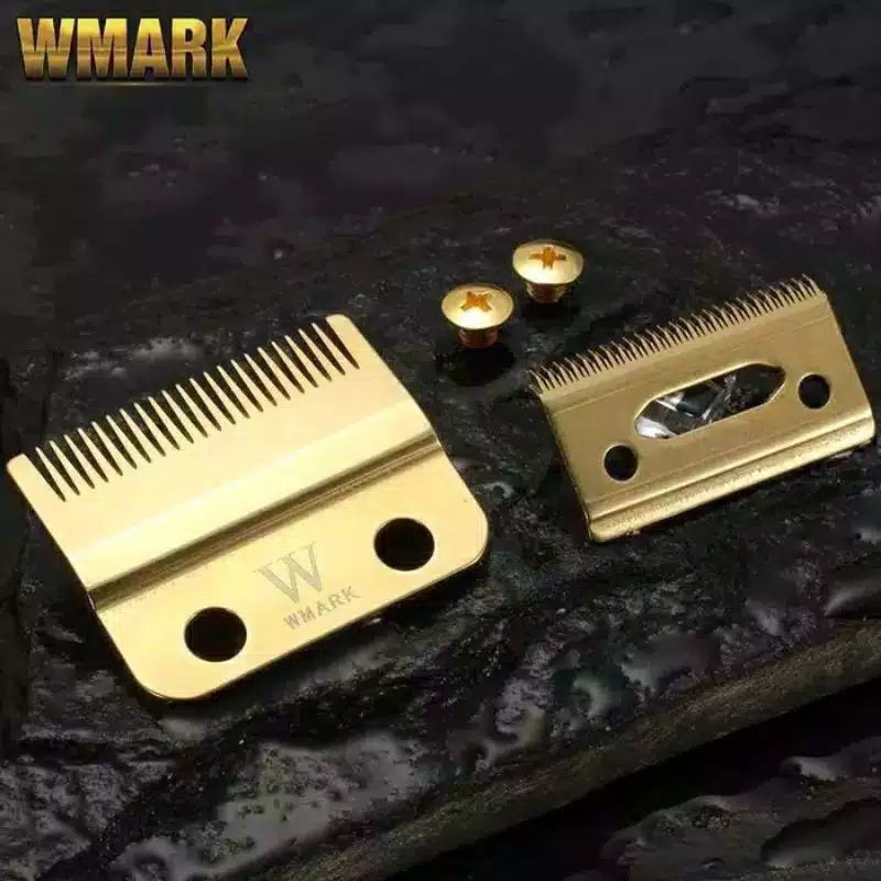 Mata Pisau Cukur Wahl Super Taper 2 Hole Magic Clip Clipper Blade Gold WMARK