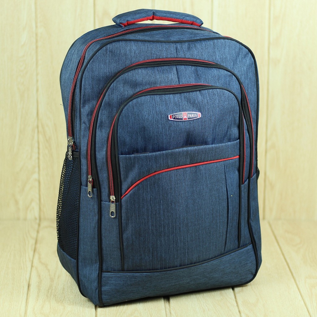 Tas Ransel Cowok Cordura Warna Navy Back Pack Pria Sekolah Kuliah Kece Back Pack Laptop