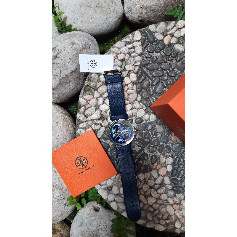 Jam Tangan Wanita Tory Burch Reva Navy TBW4042