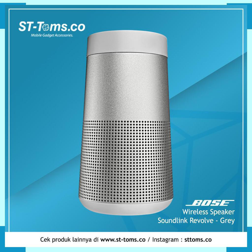 Bose Wireless Speaker Soundlink Revolve Grey