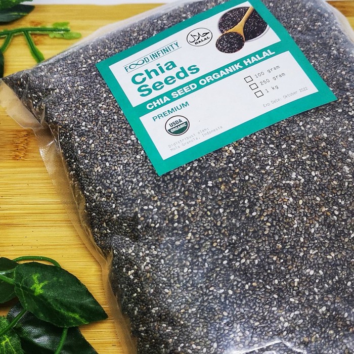 

Promo PREMIUM chia seed 1 kg HALAL USDA organik meksiko Terbatas