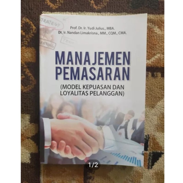 Buku Manajemen Pemasaran ( Model Kepuasan dan Loyalitas Pelanggan )