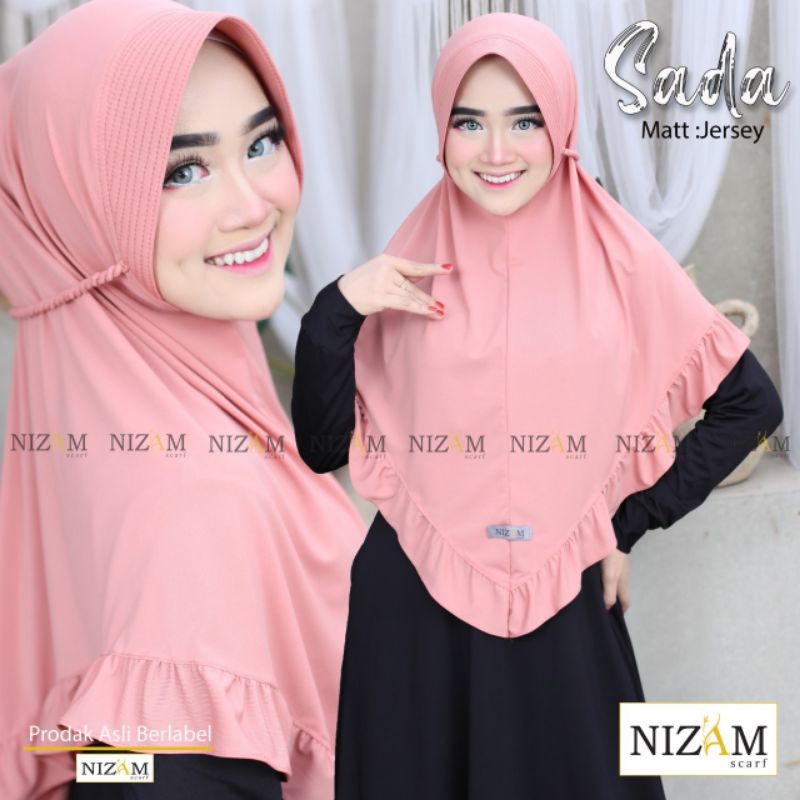 Hijab Sada size XL by Nizam Scarf (100% ORI)