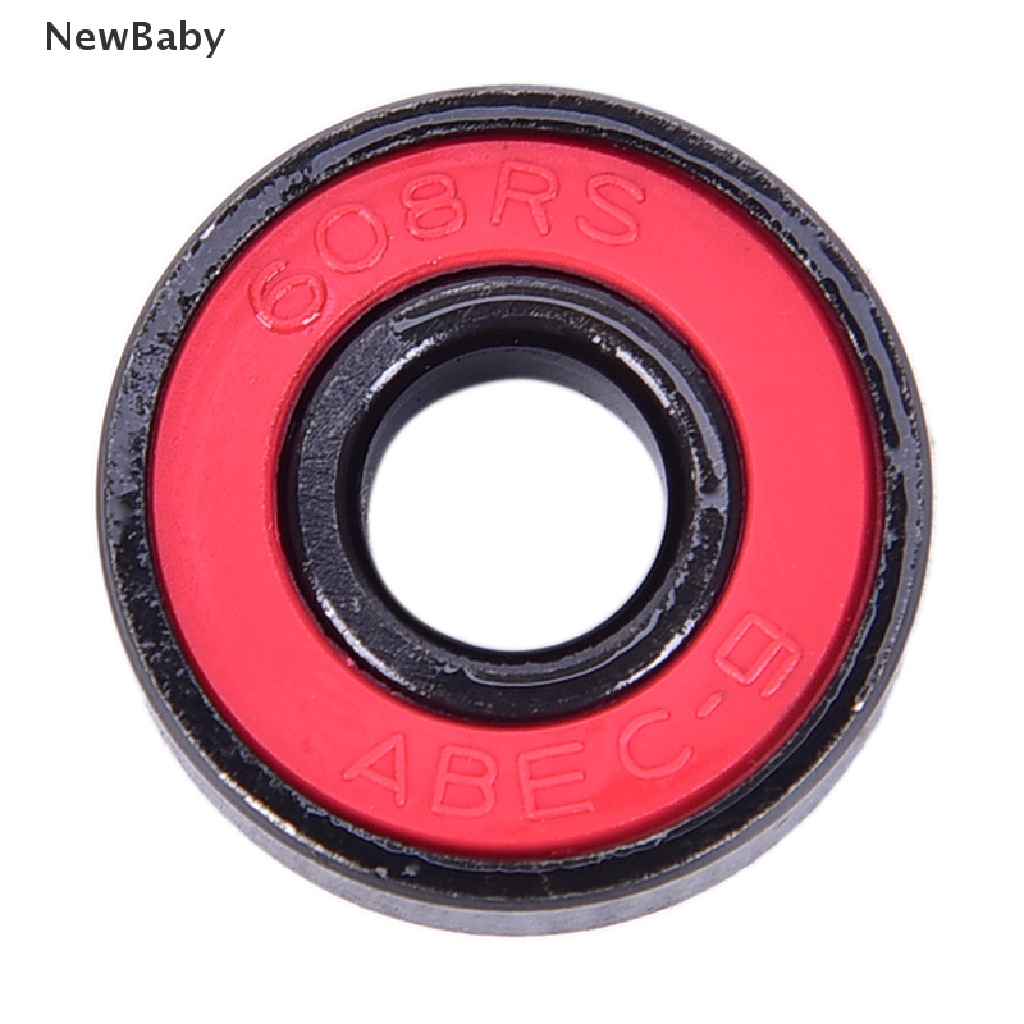 10pcs / set 608 2RS Bearing Deep Groove Steel Seal Ball Bearings 608RS 608-2RS